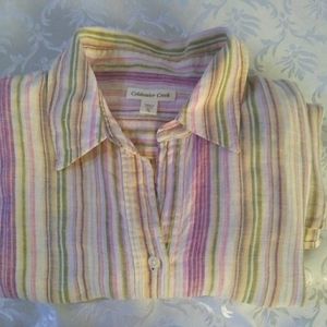 Cold water Creek Button Down Blouse